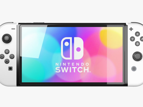 Nintendo Switch OLED Set 3D Model