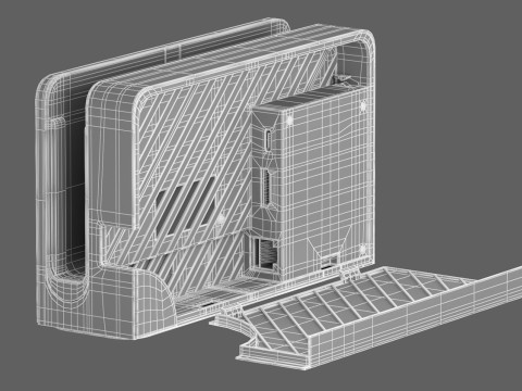 Nintendo Switch OLED Set 3D Model