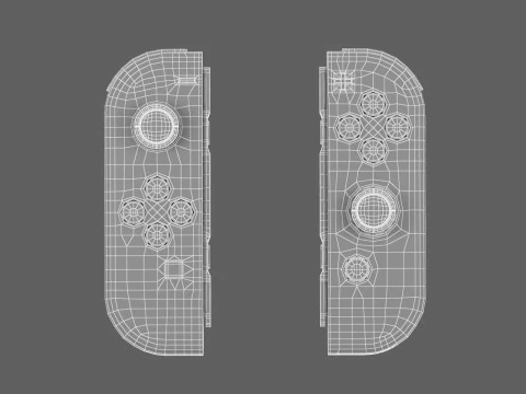 Nintendo Switch OLED Set 3D Model
