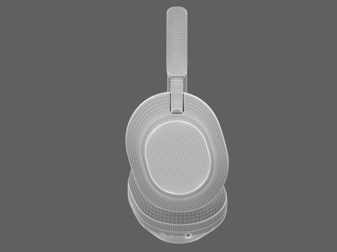 Headphone Sony WH - 1000XM5 Black Modelo 3D