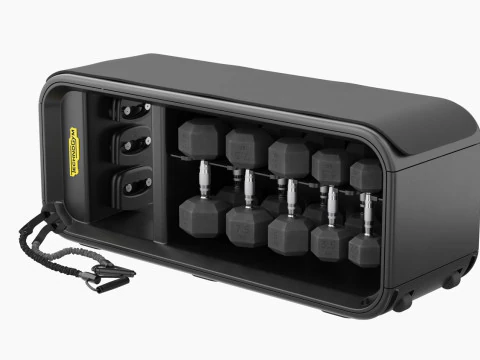 Banco Technogym Modelo 3D