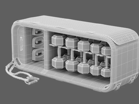 Technogym Bench 3D Model