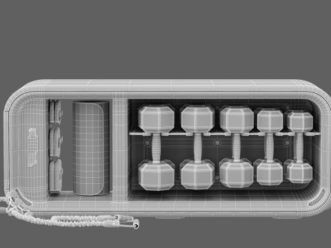 Technogym Bench 3D Model