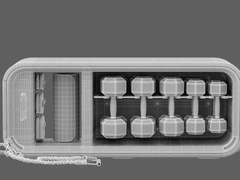 Technogym Bench 3D Model