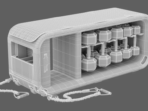 Technogym Bench 3D Model