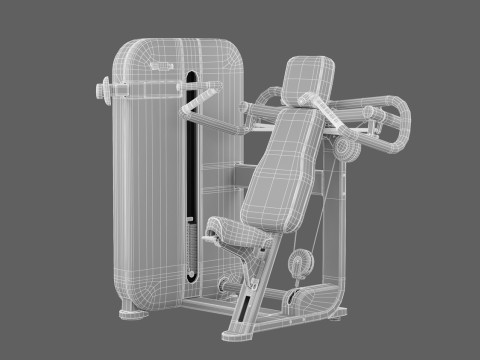Technogym Artis Shoulder Press 3D मॉडल