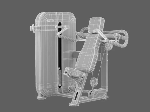 Technogym Artis Shoulder Press 3D Model
