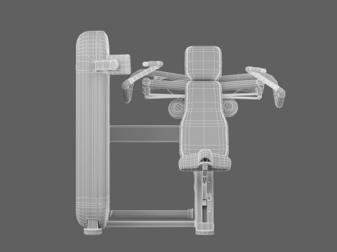 Technogym Artis Shoulder Press 3D मॉडल