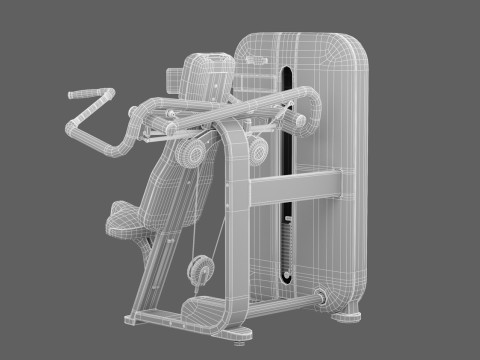 Technogym Artis Shoulder Press 3D मॉडल