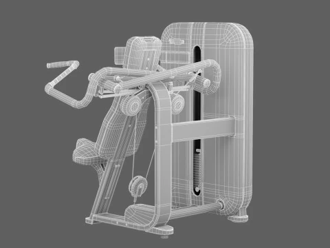 Technogym Artis Shoulder Press 3D Model