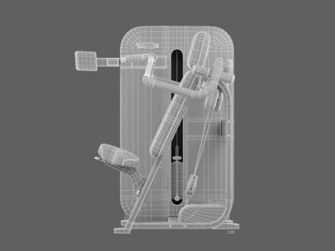 Technogym Artis Shoulder Press 3D मॉडल