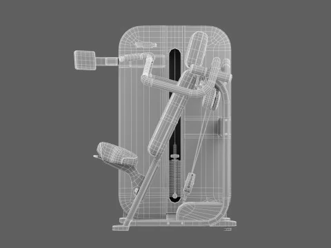 Technogym Artis Shoulder Press 3D Model
