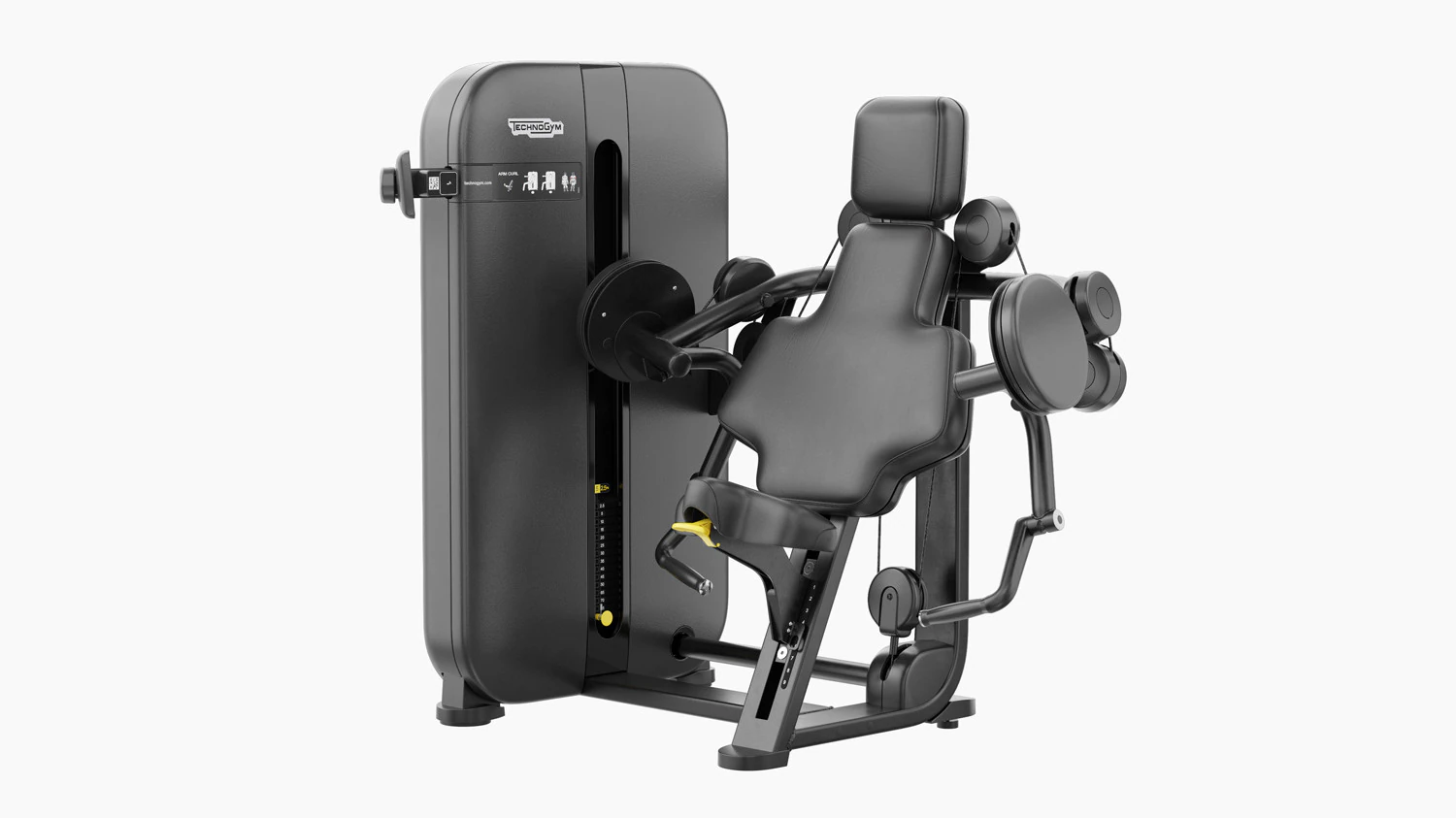 Technogym Artis Arm Curl 3D Model .c4d .max .obj .3ds .fbx .stl .blend 