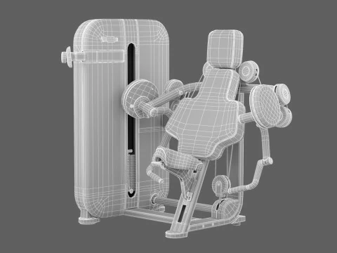 Technogym Artis Arm Curl 3D Model