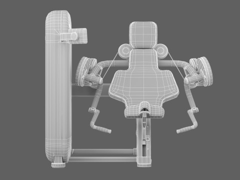 Technogym Artis Arm Curl 3D Modell