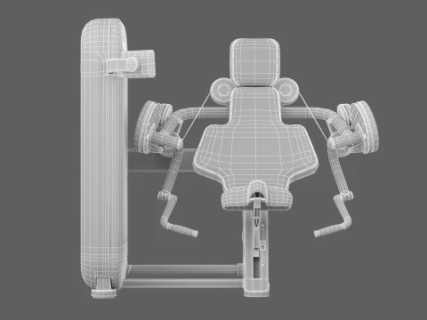 Technogym Artis Arm Curl 3D Model