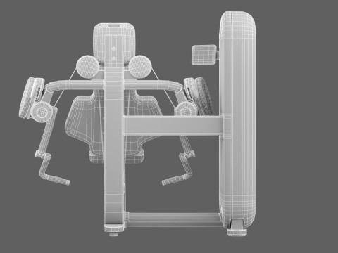 Technogym Artis Arm Curl 3D Modell