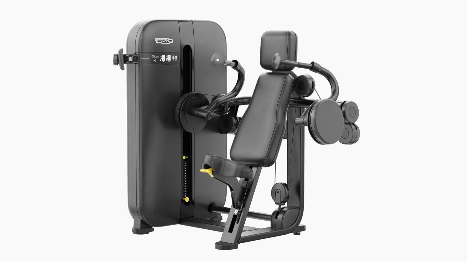 Technogym Artis Arm Extension 3D Model .c4d .max .obj .3ds .fbx .stl .blend 