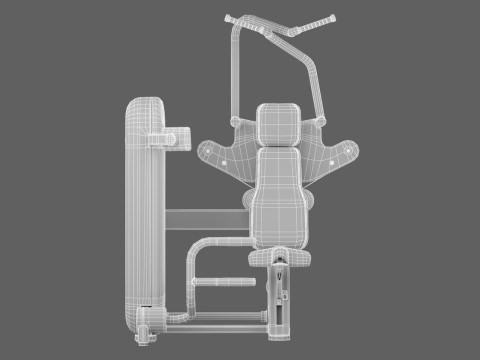 Technogym Artis Vertical Traction 3D Model