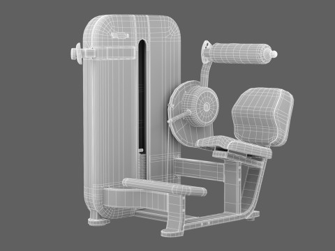 Technogym Artis Dolna część pleców Model 3D