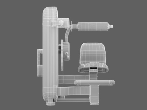 Technogym Artis Dolna część pleców Model 3D