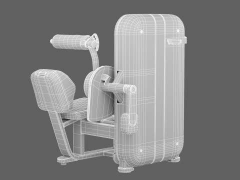 Technogym Artis Dolna część pleców Model 3D