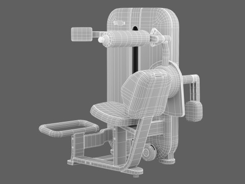 Technogym Artis Dolna część pleców Model 3D