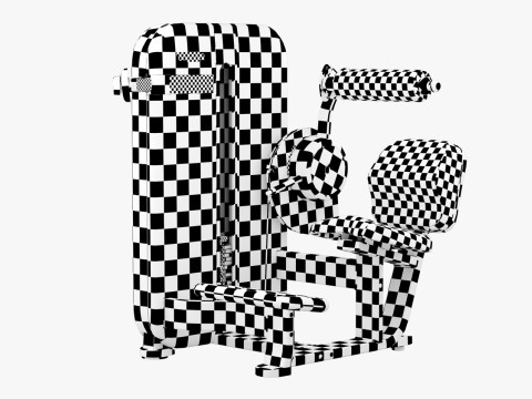 Technogym Artis Dolna część pleców Model 3D