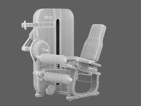 Technogym Artis Leg Curl 3D Model