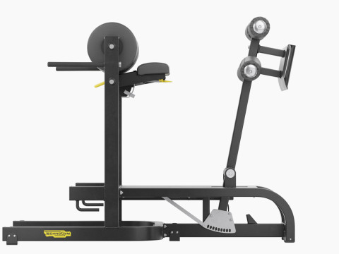 Banco Technogym GHD Puro Modelo 3D