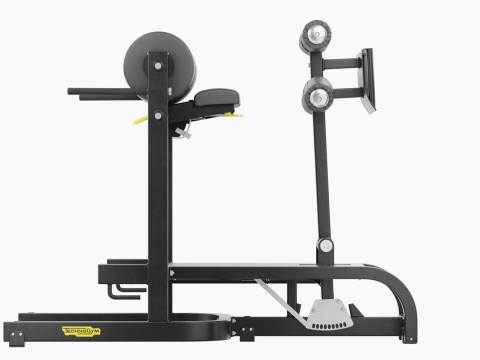 Banco Technogym GHD Puro Modelo 3D