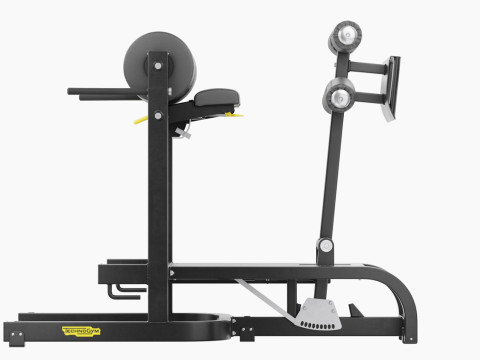 Banco Technogym GHD Puro Modelo 3D