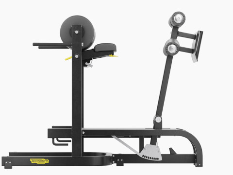 Banco Technogym GHD Puro Modelo 3D
