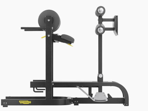 Banco Technogym GHD Puro Modelo 3D