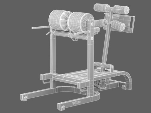 Banco Technogym GHD Puro Modelo 3D