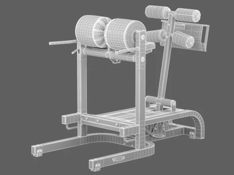 Technogym GHD Bench Pure 3D Model