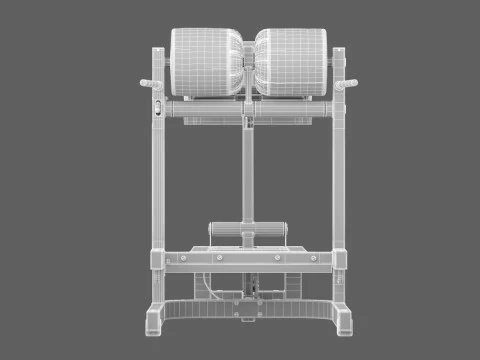 Technogym GHD Bench Pure 3D Model