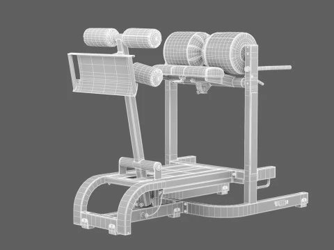 Technogym GHD Bench Pure 3D Model