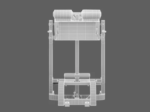 Technogym GHD Bench Pure 3D Model
