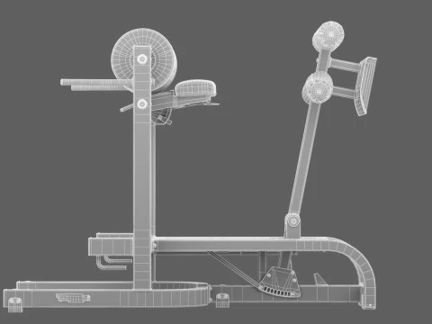 Technogym GHD Bench Pure 3D Model