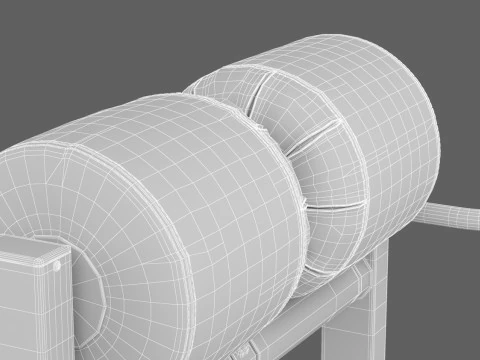 Technogym GHD Bench Pure 3D Model