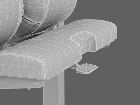 Banco Technogym GHD Puro Modelo 3D