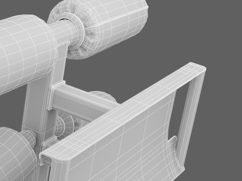 Banco Technogym GHD Puro Modelo 3D