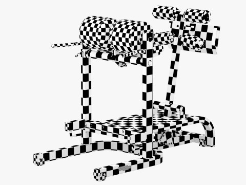 Banco Technogym GHD Puro Modelo 3D