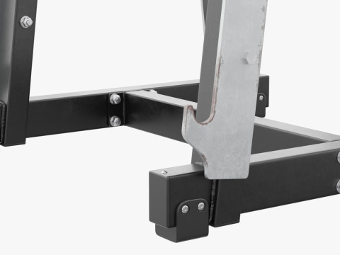 Support d'haltères Technogym Pure Modèle 3D