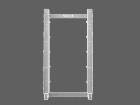 Support d'haltères Technogym Pure Modèle 3D