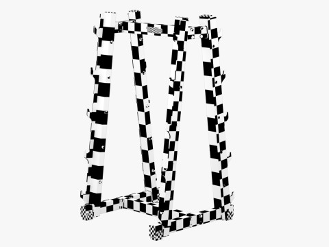 Support d'haltères Technogym Pure Modèle 3D