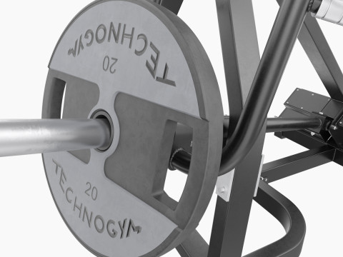 Barre Technogym T Row Pure Modèle 3D