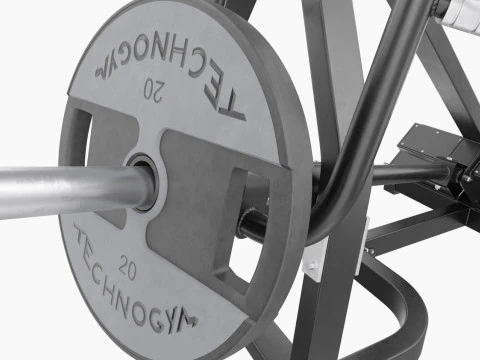 Technogym T Row Bar Pure 3D Model
