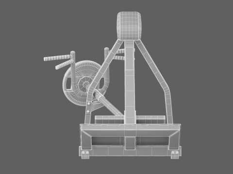 Barre Technogym T Row Pure Modèle 3D